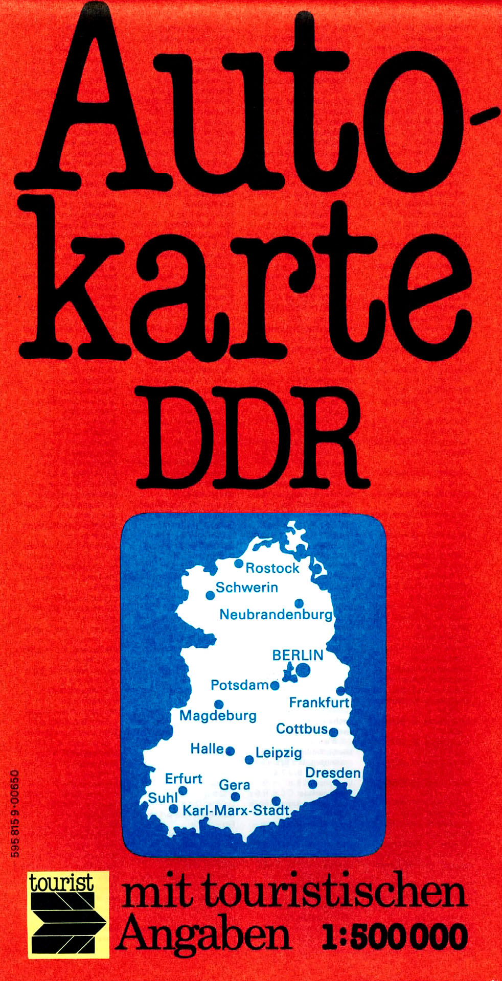 Autokarte der DDR